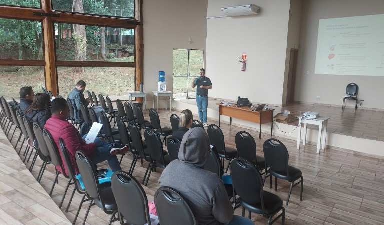 2 semana de aulas praticas curso Industrias de Rações 